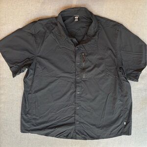 REI Men's Casual Button Down Shirt - Black